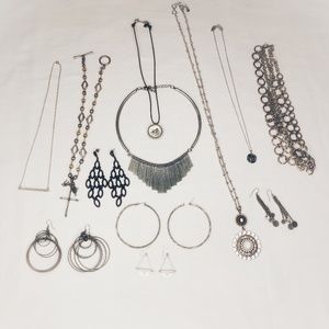 Silver Jewelry Bundle